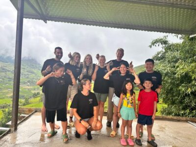 1 DAY Trek the Most Beautiful Villages of Sapa & Local Guide - Y Linh Ho rice fields: the terrace scenery and the first trail breaks