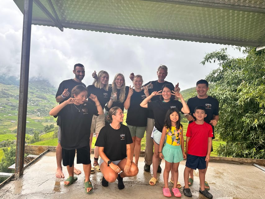 1 DAY Trek the Most Beautiful Villages of Sapa & Local Guide - Y Linh Ho rice fields: the terrace scenery and the first trail breaks