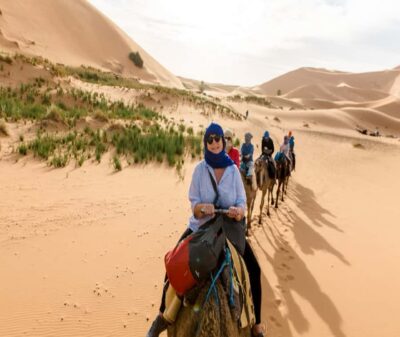 1 night Camel Trek in Merzouga Desert - Lac du Sahara to the dunes: getting your bearings fast