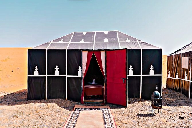 1 night Camel trek in Merzouga Desert Luxury Camp NO EXTRA - The sunrise camel trek over Erg Chebbi sand dunes