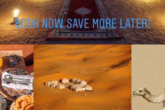 1 Night Camel Trekking Tour in Merzouga Desert Camp - Morning routine: sunrise from the high dunes plus breakfast and shower