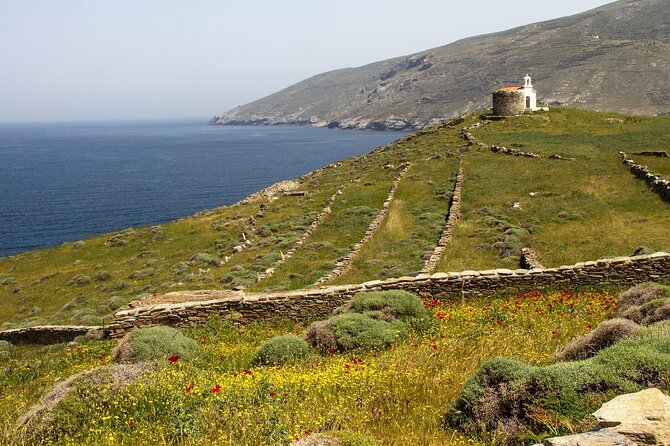 10-Day Inn-to-Inn Self-Guided Trekking Holiday Andros Trail - Cyclades - Day 5 to Ormos Korthiou: Panachrados Monastery and a sea-side finish