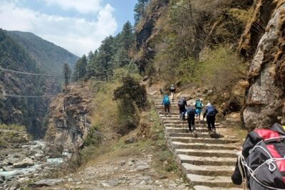 14 Days Everest Base Camp Trek - Namche Bazaar climb: Sherpa towns, prayer walls, and the first acclimatization lesson