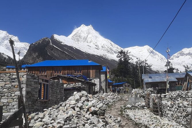 16 Day Private Manaslu Circuit Trekking - Jagat to Deng: Philim permit checks and rhododendron scenery