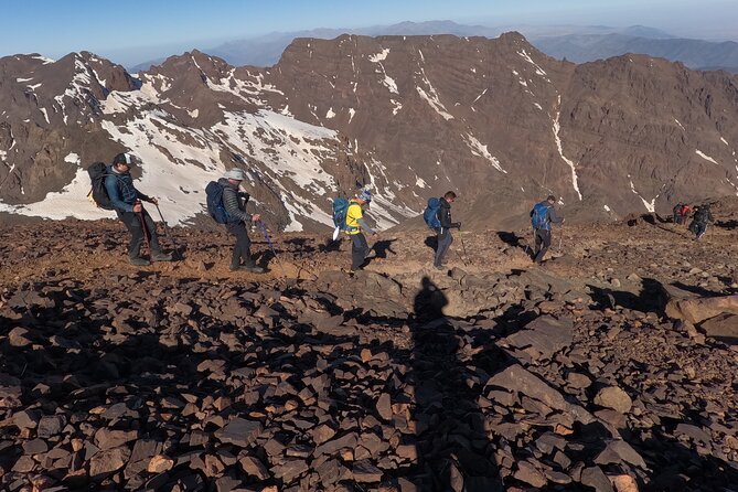 2-Day Private toubkal trek from marrakech - The descent and lunch back toward Marrakech