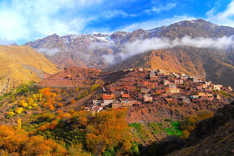 2 Days Desert Agafay and Atlas Mountains Trek From Marrakech - Food on the route: tagine and couscous at the right moments