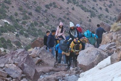 2 Days Mt Toubkal Trek - Day 1 to Neltner Hut: 5 hours up, with food and a mountain sleep
