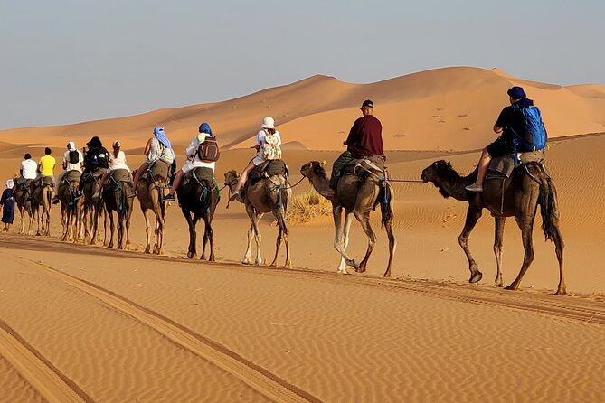 3 Days Tour from Marrakech to Merzouga Dunes and Camel Trek - Tinghir at night: old quarters, women’s co-ops, and preparing for the desert