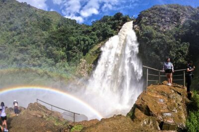 Aerial Hammocks, Zip and Waterfall Trek on Medellin Private Tour - Salto del Buey hike: how the waterfall becomes the main event