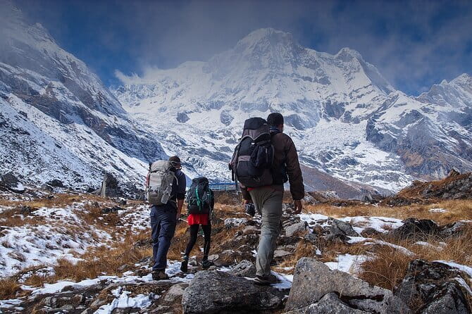 Annapurna Base Camp Trek - Machapuchhre Base Camp and the Annapurna Base Camp wall of views