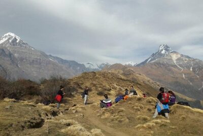 Annapurna: Mardi Himal Base Camp Trek - Low Camp day: the first serious altitude step up