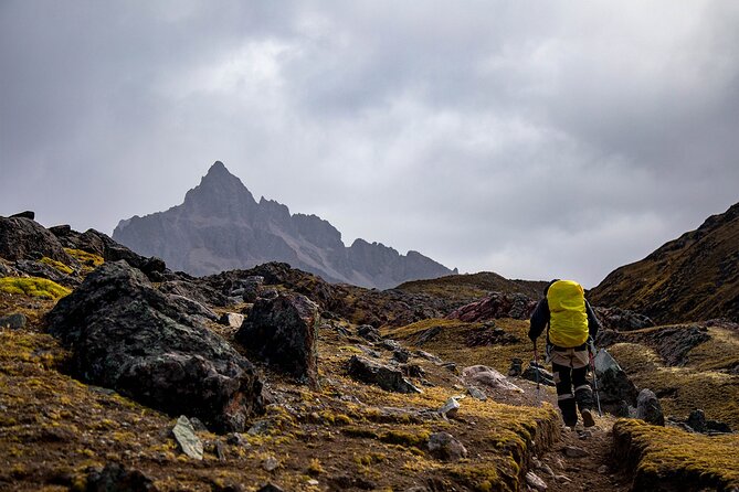 Ausangate and Rainbow Mountain Trek – 3 Days / 2 Nights - Day 2: Puca Pass to Warmisaya Pass and your first Rainbow Mountain reveal