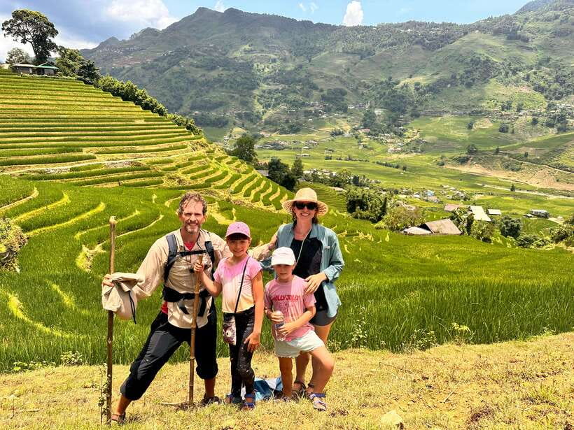 AUTHENIC 2D1N Trek & Bungalow Retreat with Dinh Hmong Family - Ta Van homestay night: hot shower, village welcome, and downtime