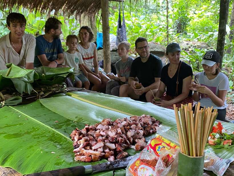 Authentic trek only walk in Chiang Rai jungle - Waterfall swim time: when the trek turns refreshing