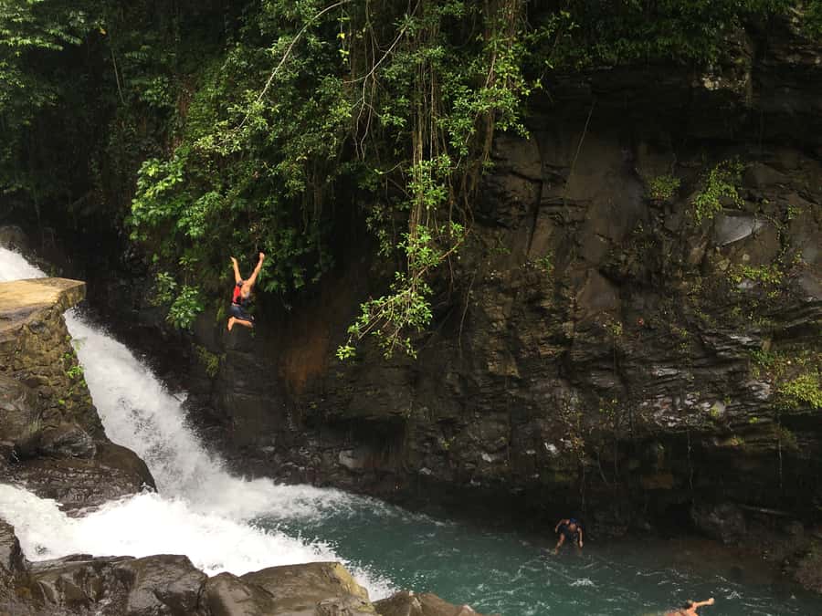 Bali: Sambangan Waterfalls Trekking, Sliding, & Jumping Trip - Sambangan village trek: rice fields and real local routines