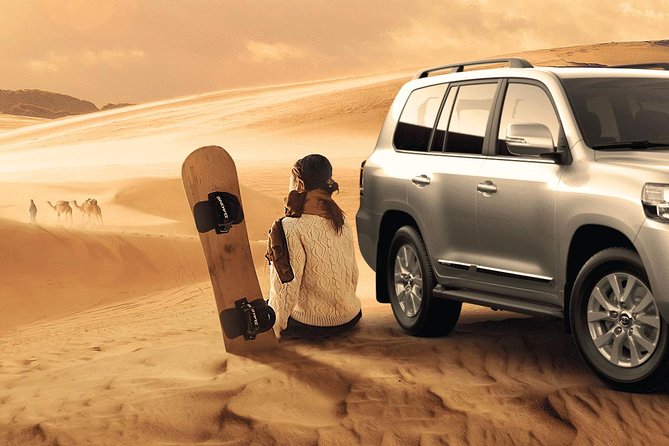 Camel Trekking and Morning Safari with Sand Boarding - Sandboarding: the slide you control more than you think