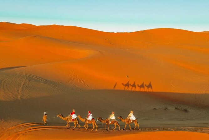 Camel trekking overnight in Merzouga desert camp - Erg Chebbi at dusk: why this night feels different