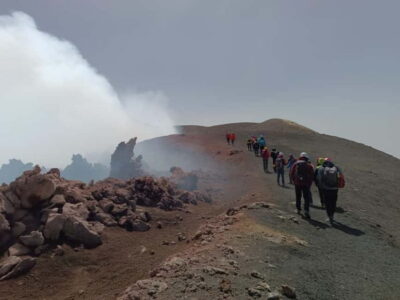 Catania, Etna trekking with guide and cable car at 3000 meters + transfer available - Cable car lift and the volcanological guide: the safety-first part