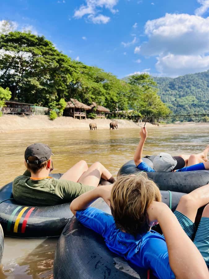 Chiang Mai 2-Day: Trekking, Tubing, Waterfalls & Elephant - Sunshine for Elephants: ethical feeding (and only in some packages)
