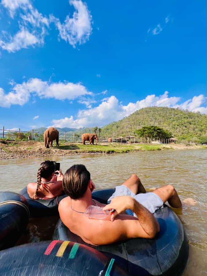 Chiang Mai Adventure: Trekking, Tubing & Waterfall Slide - Tubing Chiang Mai on the Mae Taeng River: calm float with real safety