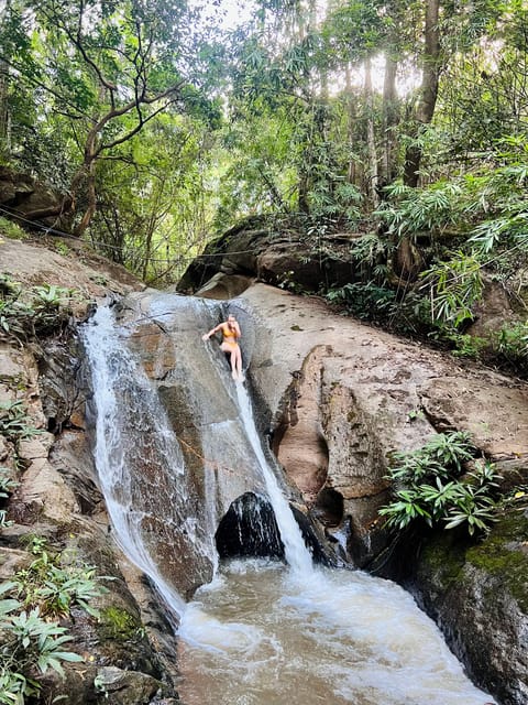 Chiang Mai Adventure: Trekking, Tubing & Waterfall Slide - Saa Gee Falls slide pools vs. elephant observation: pick your afternoon payoff