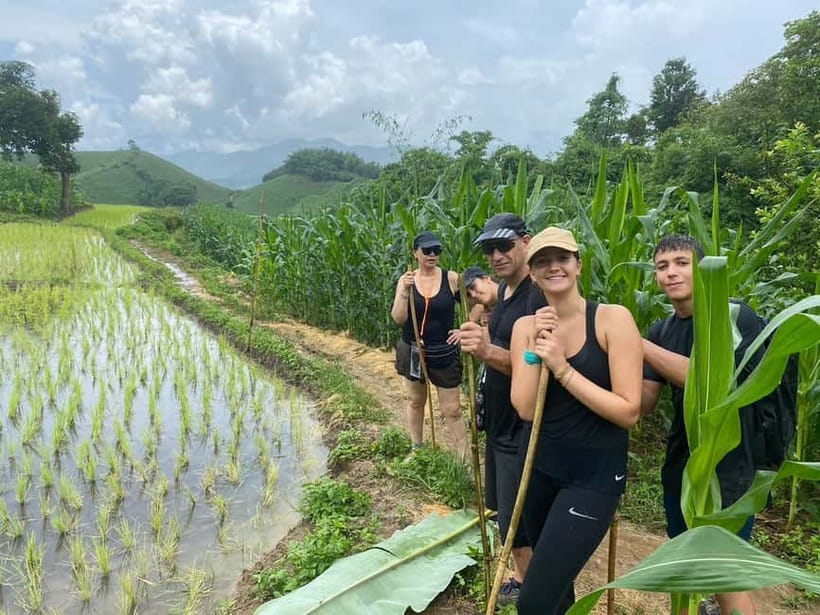 Chiang Rai Trek: 4 Hilltribes Villages & Waterfall Only Walk - Lisu Village Walking and the Bamboo Hut Cooking Lunch