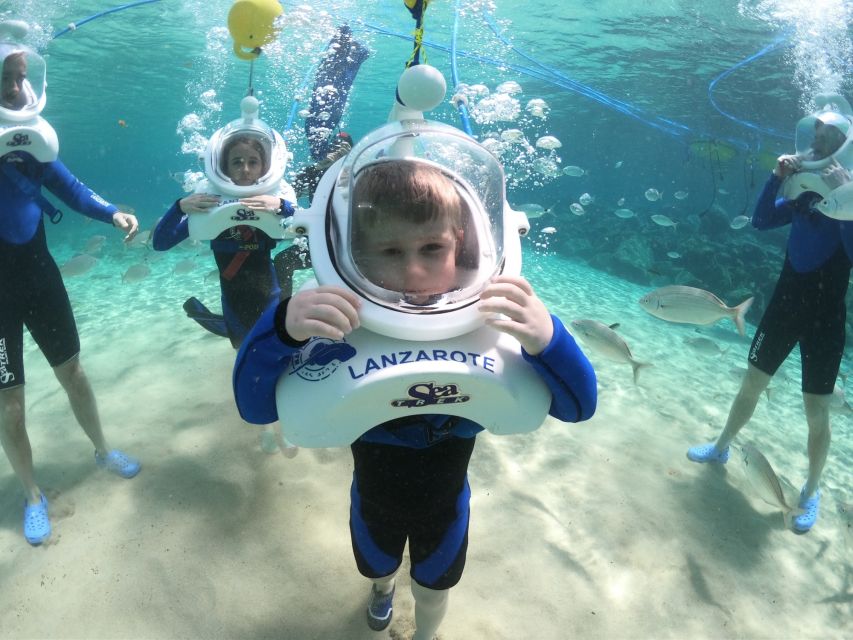 Costa Teguise : Underwater Sea Trek Experience - Photo and video package: camera-free, but not memory-free