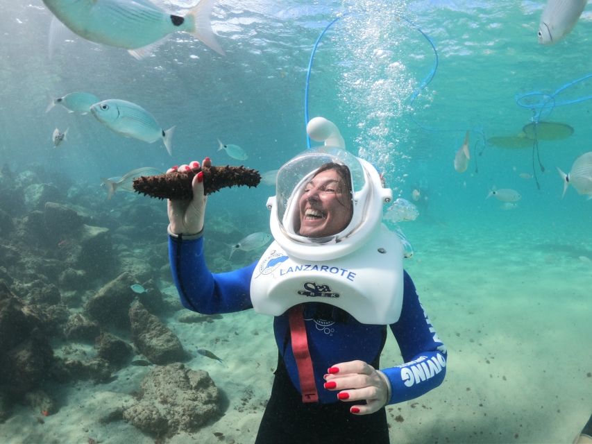 Costa Teguise : Underwater Sea Trek Experience - Duration, group size, and pacing (30 minutes with up to 8 people)
