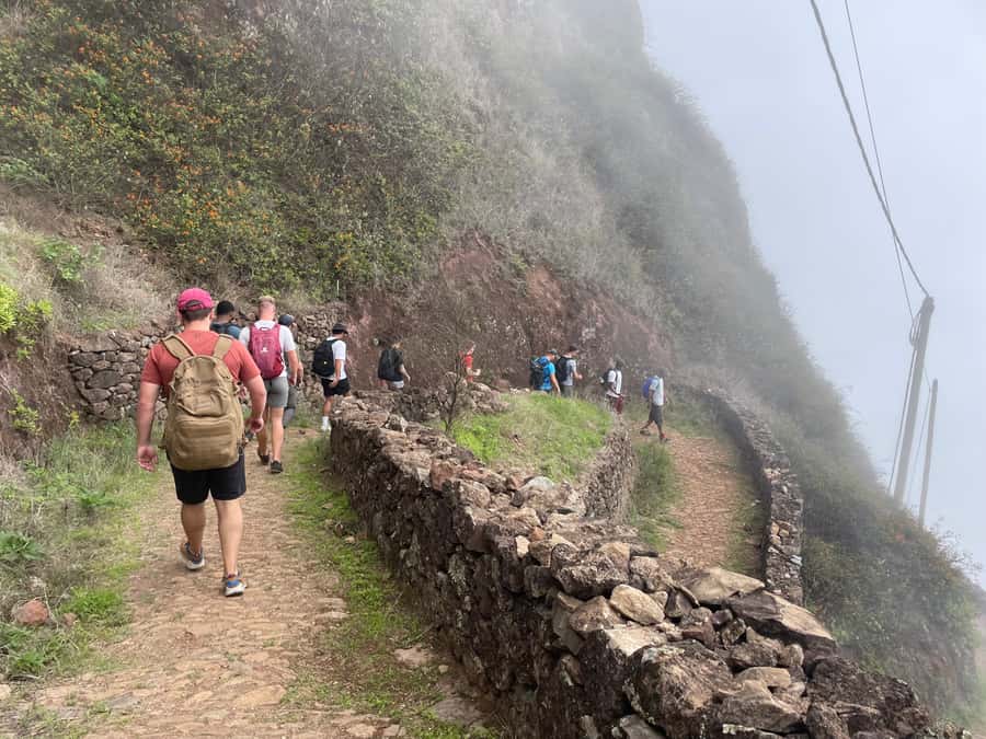 Cova–Paúl Valley Trek: Santo Antão Day Trip by Ferry - Getting to Cova de Paúl: the crater briefing and the rim-edge moment