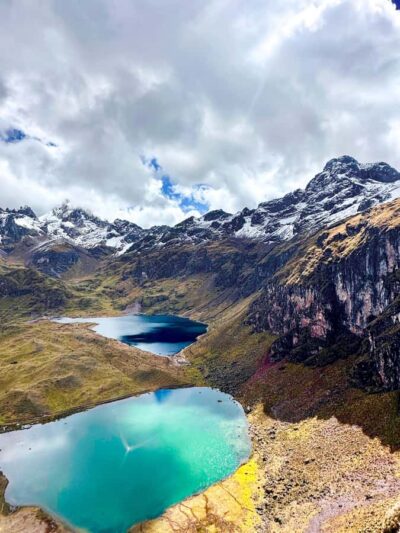 Cusco: 4-Day Lares Trek to Machu Picchu with Panoramic Train - Day 1: Cusco area markets, Ancashmarca, Puyas, then Blue Lagoon camping