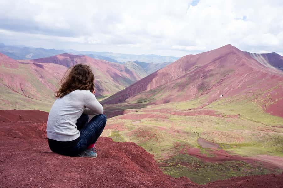 Cusco: Full-Day Rainbow Mountain & Red Valley Trekking Tour - The Rainbow Mountain climb: 1.5 hours to 5,036 meters
