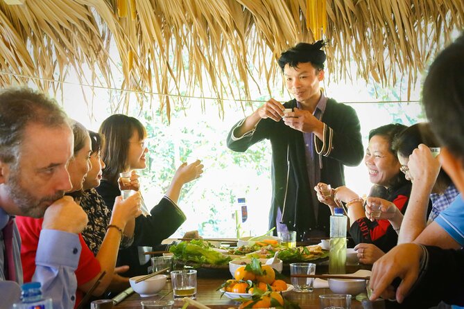 Da Bac Discovery trek and tour 2D1N - Day 2 to Da Bia Village: trekking, a 3-minute boat ride, and lunch at the next homestay