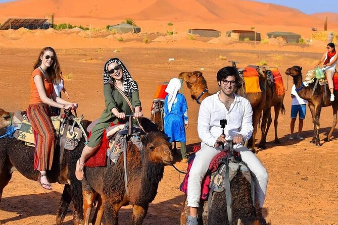 Desert excursion with camel trek into the camp Dinner breakfast - The camel trek: what you should expect from the 1-hour ride