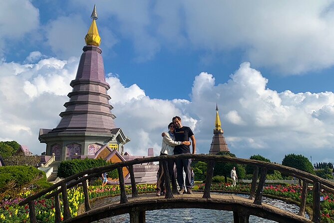 Doi Inthanon Private Trek & Lunch Tour from Chiang Mai - Stop 3: Twin Royal Stupas and the mountain views above Thailand
