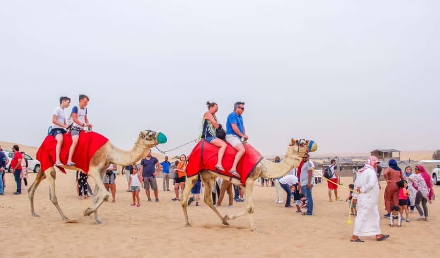 Dubai Sunrise Desert Camel Trek with Breakfast - Camel trek 30–40 minutes: slow, steady, and good for couples