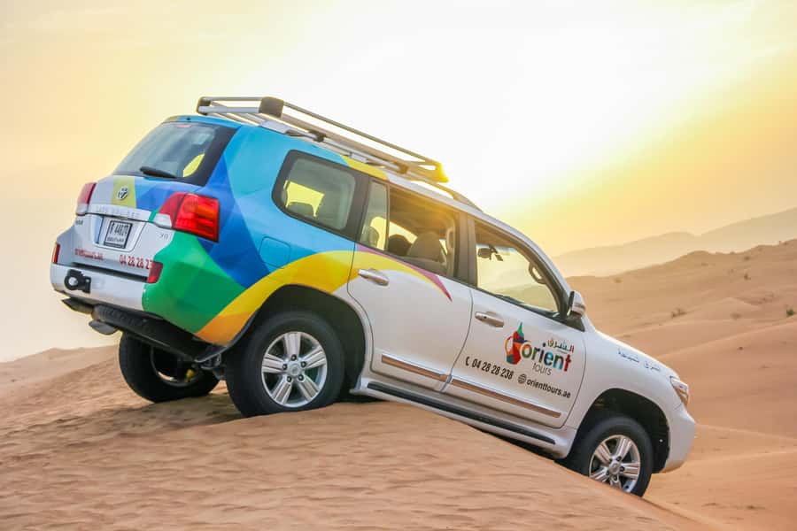 Dubai Sunrise Desert Camel Trek with Breakfast - Sunrise photography: where your timing and angles matter
