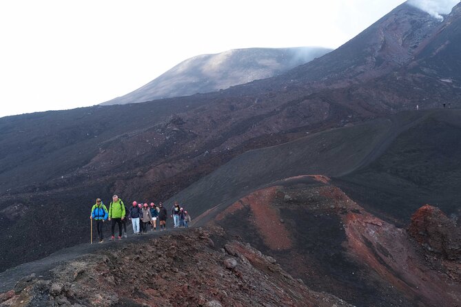Etna excursion 3000 meters with 4x4 cable car and Trekking - Central Crater and South-East Crater moments before descent