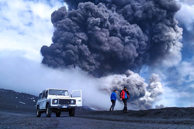 Etna excursion 3000 meters with 4x4 cable car and Trekking - Return by cable car: volcanic sand corridors and big-angle views