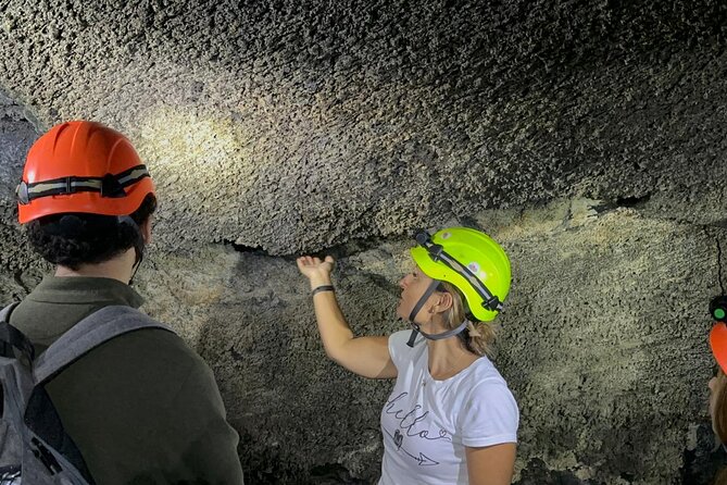 Etna Morning or Sunset - Trek & Lava Tunnel with Gear - Stop 3: Via Grotta Lunga lava tunnel visit (55 meters of quiet)