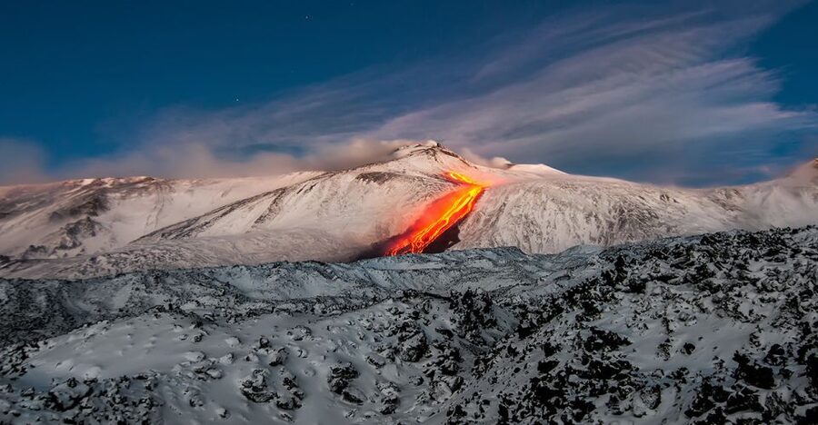 Etna South: High Altitude Winter Trek with an Alpine Guide - The First Viewpoints: A Guided Read of What You’re Standing On