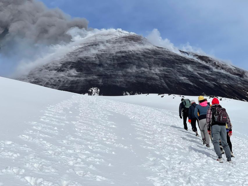 Etna South: High Altitude Winter Trek with an Alpine Guide - Mount Etna Walk: Summit Crater From a Safe Distance