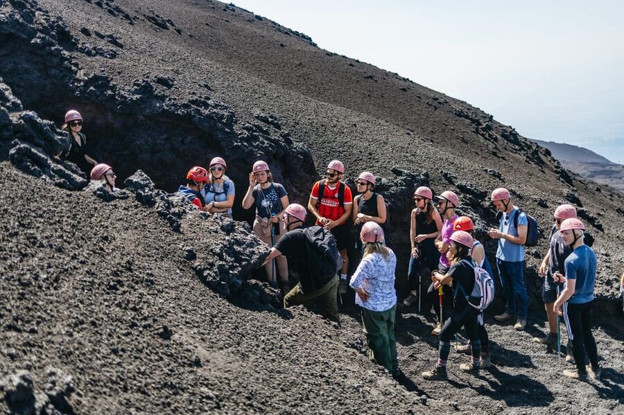 Etna: summit craters trekking with volcano guide 3350mt - Central Crater rim walk: where the views become the lesson