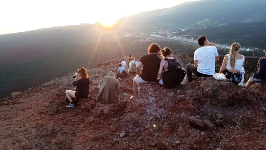 Etna Sunset Tour: Volcano trek, Cave & tasting from Catania - Craters, 2,000 M Views, and the Sunset Point Over Valle del Bove