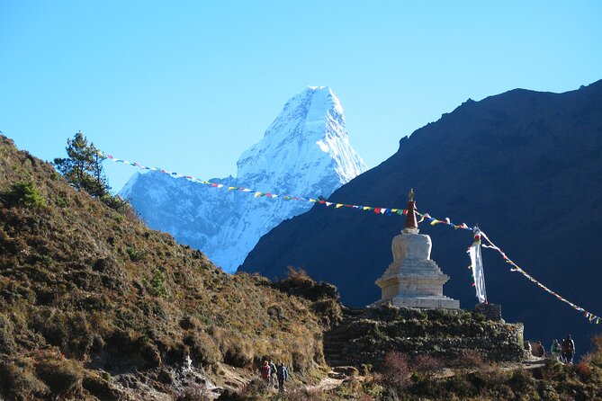 Everest base camp trek & Heli return - Tengboche: rhododendron forests, Mani walls, and big views