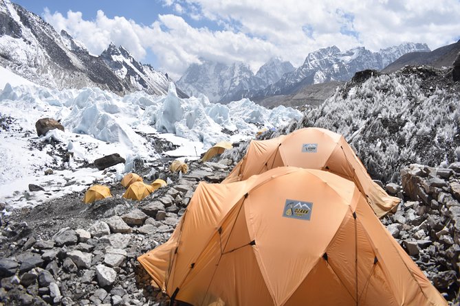 Everest Base Camp Trekking - Duglha, Khumbu Khola valley, and the 1953 expedition camp reference