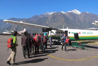 Everest Three (High) Passes Trekking - Getting There: Kathmandu Morning Start and the Short Flight Piece