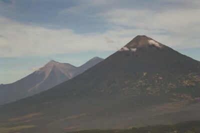 From Antigua: Pacaya Volcano Trek - The hike up: pine forest, ash sections, and the steep grind