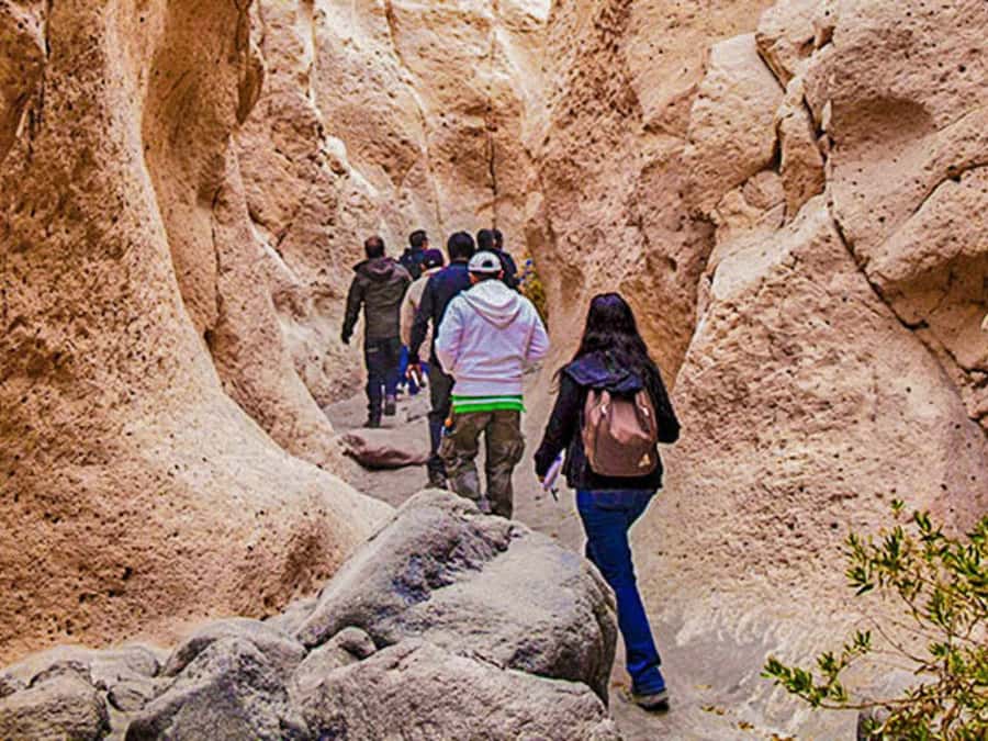 From Arequipa: Sillar Route Trek - Quebrada de Culebrillas canyon: a short walk with big scale