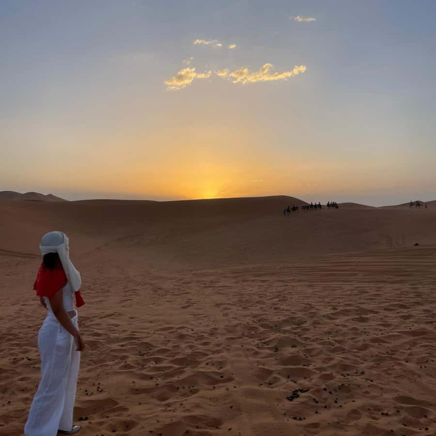 From Fes: 2 Day Round Trip Via Merzouga Desert & Camel Trek - Camel trek at sunset: what you should pay attention to