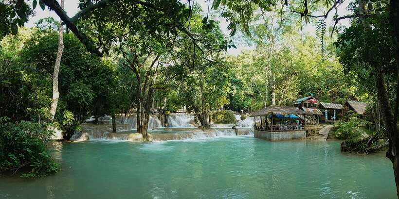 From Luang Prabang: Thin Pha Trail & Tad Sae Falls Trek - Ending the hike at Ban Houay Yen and switching to boat mode